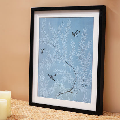 Blue &amp; White Chinoiserie Art Frame