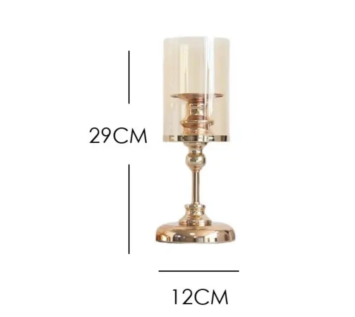 Luxe Golden Glow Candle Holders