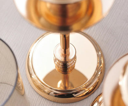 Luxe Golden Glow Candle Holders