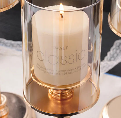 Luxe Golden Glow Candle Holders