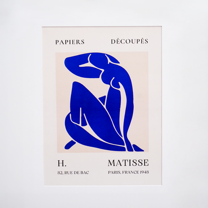 Matisse Papiers Decoupes Woman Figure Artwork