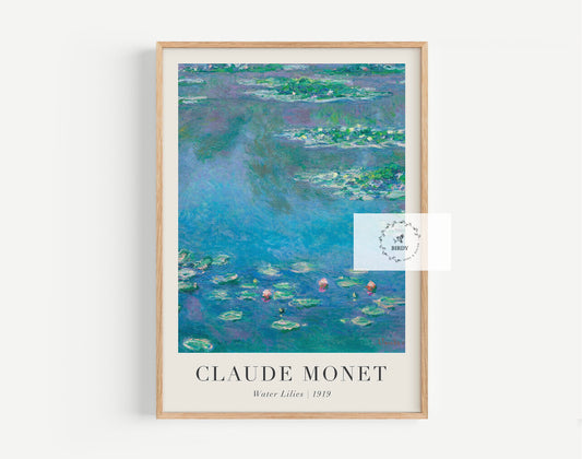 Monet - Water Lillies Artwork