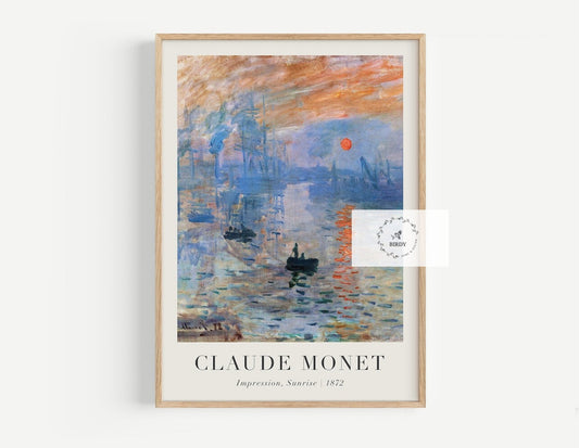 Monet - Impression, Sunrise