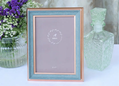 Teal Green &amp; Gold Picture Frame