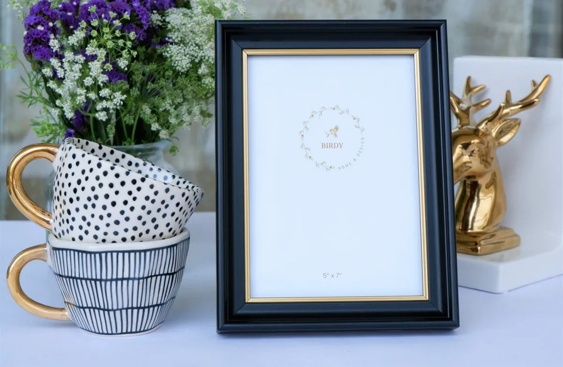 Arthur Black &amp; Gold Picture Frame