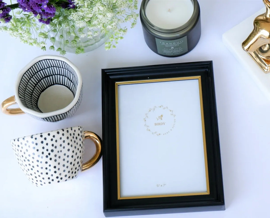 Arthur Black &amp; Gold Picture Frame